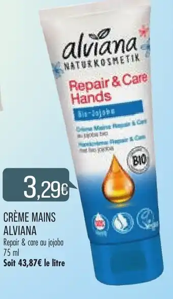Match Crème mains alviana offre