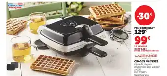 Super U CROQUE GAUFRES offre