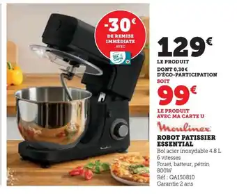 Super U ROBOT PATISSIER ESSENTIAL offre