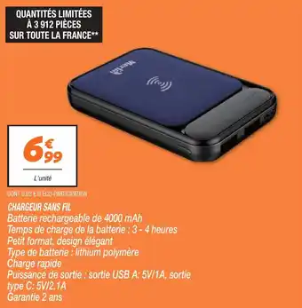 CHARGEUR SANS FIL