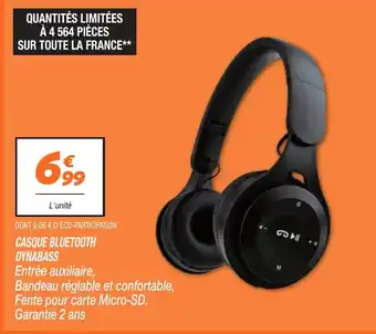 CASQUE BLUETOOTH DYNABASS