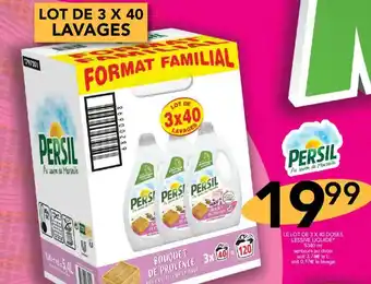 Stokomani LE LOT DE 3 X 40 DOSES LESSIVE LIQUIDE* 5340 ml offre