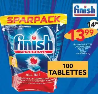 LES 100 TABLETTES LAVE VAISSELLE ALL IN 1*