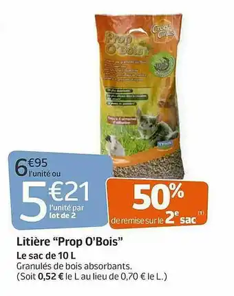 Jardiland Litière offre