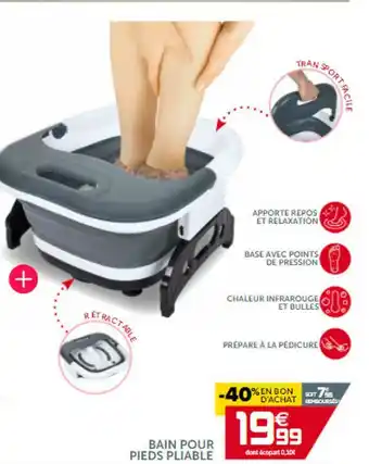 Bain Pour Pieds Pliable