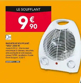 Les Briconautes Dx Radiateur Soufflant offre