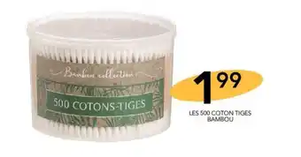 Stokomani LES 500 COTON TIGES BAMBOU offre
