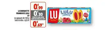 Coccinelle Supermarché La Barquette Framboise Lulu Lu offre