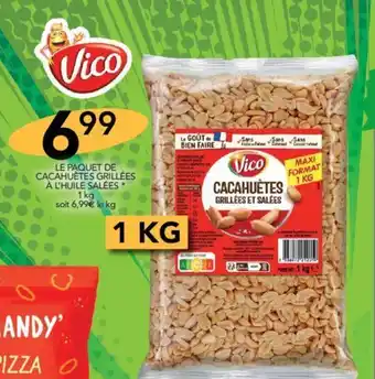 LE PAQUET DE CACAHUÈTES GRILLÉES À L'HUILE SALÉES *