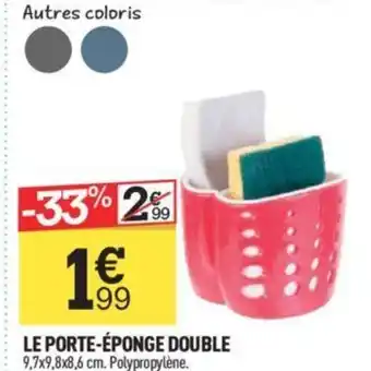 Centrakor LE PORTE-ÉPONGE DOUBLE offre
