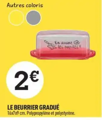 LE BEURRIER GRADUĂ