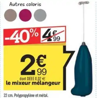 Centrakor Le mixeur mélangeur offre