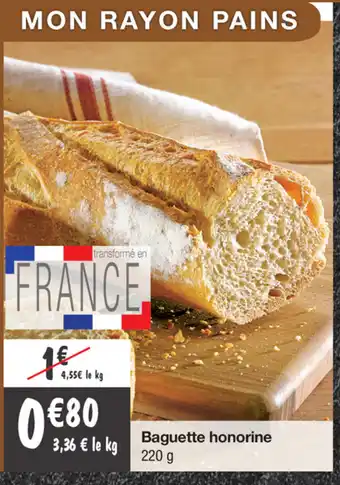 Migros Baguette honorine offre