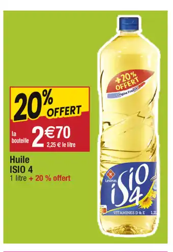 Migros Huile ISIO 4 offre