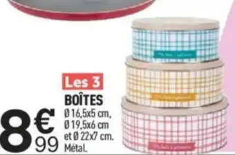 Centrakor BOÎTES offre