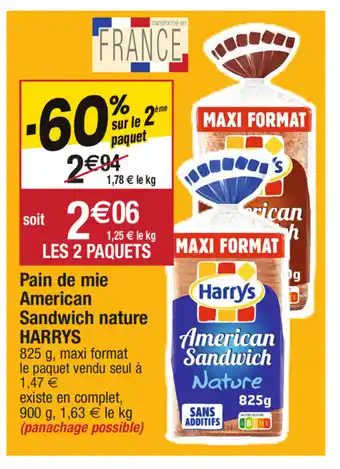 Migros Pain de mie american sandwich nature offre