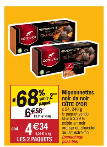Mignonnettes noir de noir