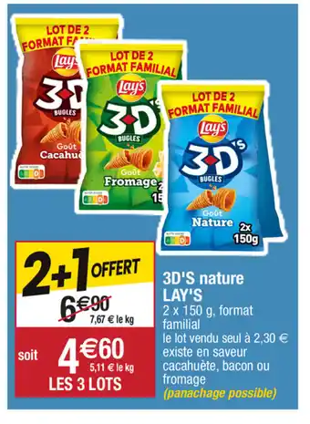 Migros 3D's nature LAY'S offre