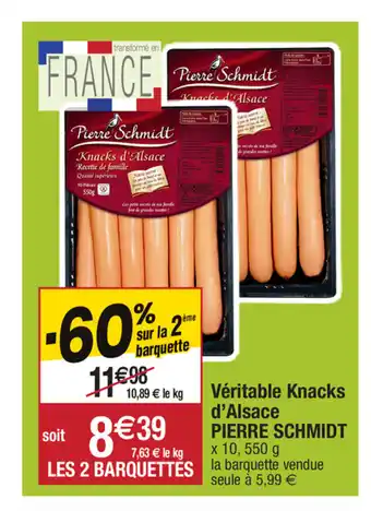 Véritable knacks d'alsace