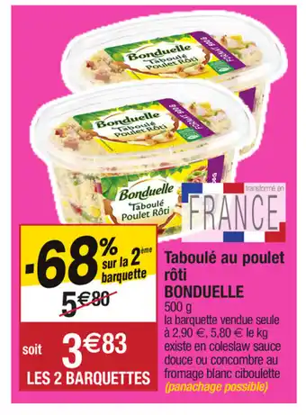Taboulé au poulet rôti