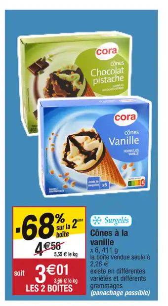 Migros Cônes â la vanille offre