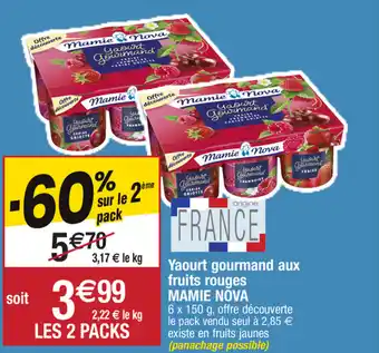 Migros Yaourt gourmand aux fruits rouges offre