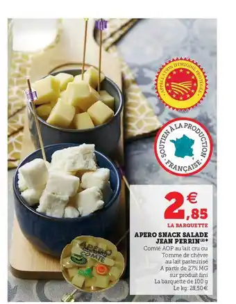 Hyper U Apéro Snack Salade Jean Perrin offre