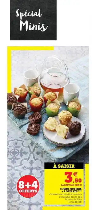 Hyper U 8 Mini Muffins + 4 Offerts offre