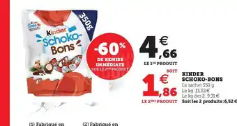 Hyper U Kinder Choko-bons offre