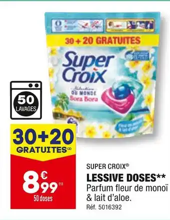ALDI Super croix lessive doses offre