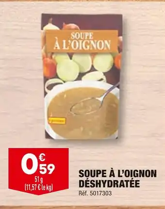 ALDI Soupe à l’oignon déshydratée offre