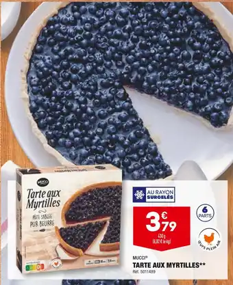 ALDI Mucci tarte aux myrtilles offre