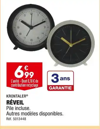 Krontaler réveil