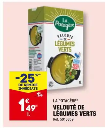 ALDI La potagère velouté de légumes verts offre