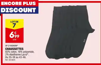 ALDI Up 2 fashion chaussettes offre
