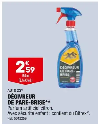 ALDI Auto xs dégivreur de pare-brise offre