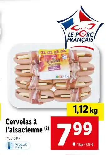 Lidl Cervelas à l’alsacienne offre