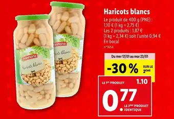 Lidl Freshona haricots blancs offre
