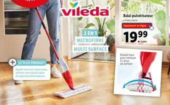 Lidl Vileda balai pulvérisateur offre