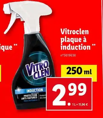 Lidl Vitroclen vitroclen plaque à induction offre