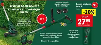 Lidl Parkside coupe-bordures sans fil offre