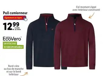 Lidl Livergy pull camionneur offre