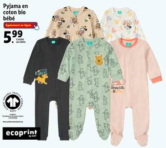 Lidl pyjama online bebe