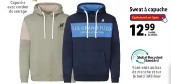 Lidl Livergy sweat à capuche offre