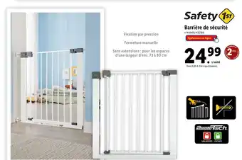 Lidl Safety 1st barrière de sécurité offre