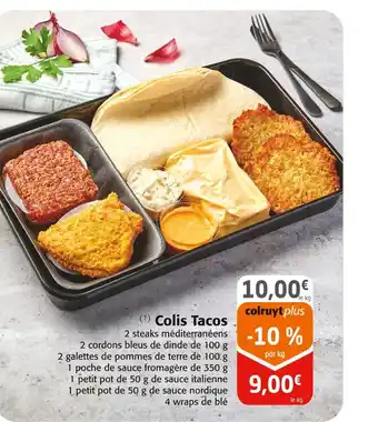 Colruyt Colis tacos offre