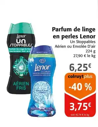 Colruyt Lenor parfum de linge en perles offre