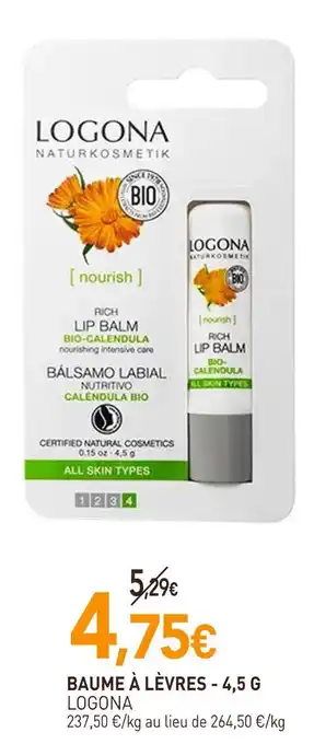 Logona baume à lèvres