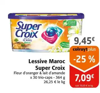 Colruyt Super croix lessive maroc offre