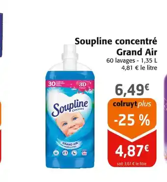 Colruyt Soupline soupline concentré grand air offre